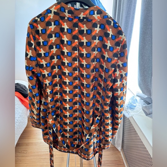 ZARA Multicolor Belted Jacket in XS - Picture 6 of 13